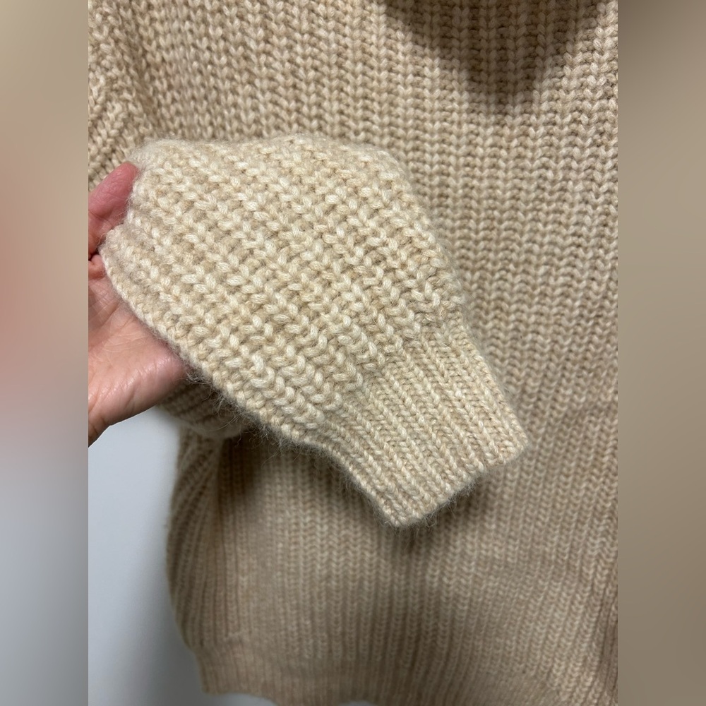Wilfred Beige Turtleneck Sweater - Picture 7 of 11